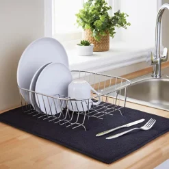 Sale Tapis de sechage vaisselle x2 Ustensiles, Accessoire De Cuisine