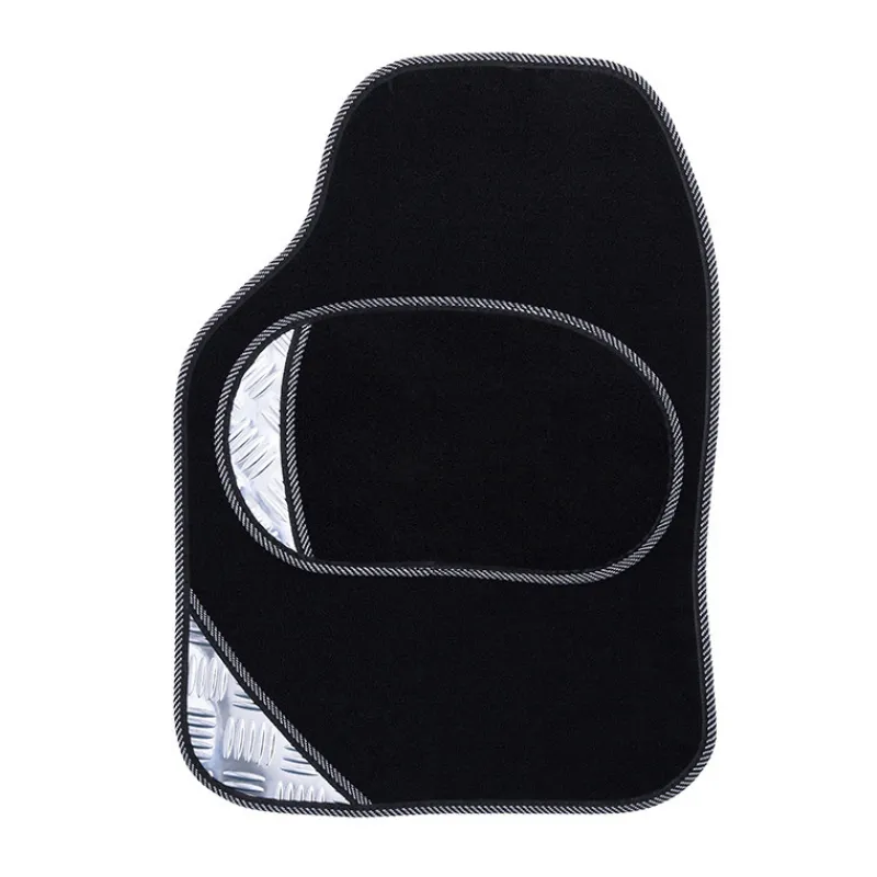 Tapis de voiture 4pcs damier Automobile