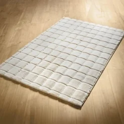 Clearance Tapis grid creme Décoration Textile·Tapis