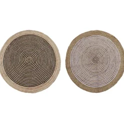 Discount Tapis loe d120 bicolore Décoration Textile·Tapis
