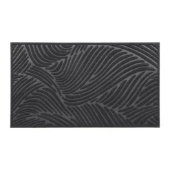 Sale Tapis vague 43,5x75cm noir Tapis
