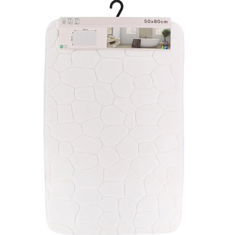 Online Tapis 50x80cm blanc Linge De Toilette, Plage·Tapis De Bain
