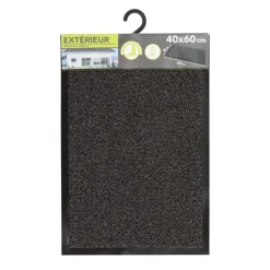Discount Tapis 40x60cm gris/noir Tapis