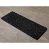 Best Tapis 45x120cm noir Linge De Toilette, Plage·Tapis De Bain