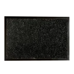 Sale Tapis 80x120cm noir chine blanc Tapis