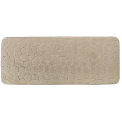 Best Tapis 45x120cm taupe Linge De Toilette, Plage·Tapis De Bain