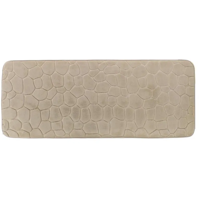Best Tapis 45x120cm taupe Linge De Toilette, Plage·Tapis De Bain