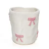 Outlet Tasse blanche motif noeud rose Vaisselle, Art De La Table·Tasse, Mug, Bol