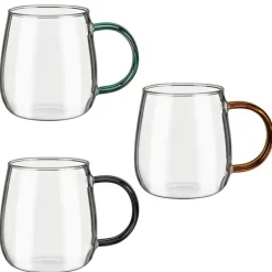 Clearance Tasse en verre anse coloree Vaisselle, Art De La Table·Tasse, Mug, Bol