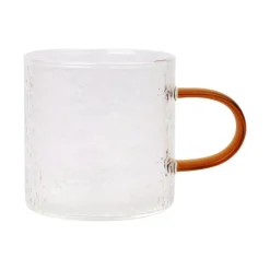Hot Tasse en verre martele orange Vaisselle, Art De La Table·Tasse, Mug, Bol