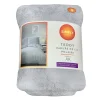 Teddy 240x220 argent Linge De Lit·Parure De Lit, Housse De Couette
