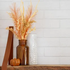 Sale Tiges dans vase ambre Fleur, Plante Artificielle