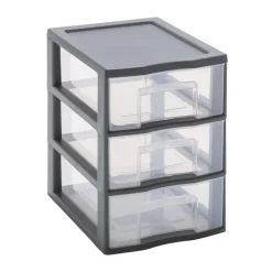 Sale Tour a5 3 tiroirs gris Rangement