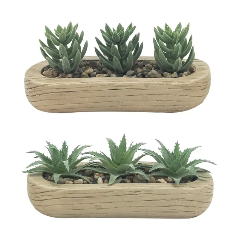 New Trio succulentes Fleur, Plante Artificielle