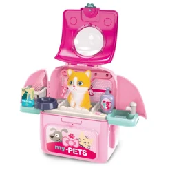 Valise veterinaire avec animal Enfant Jeu D'Imitation|Jeu D'Imitation