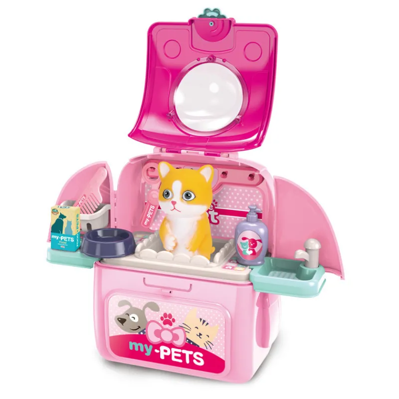 Valise veterinaire avec animal Enfant Jeu D'Imitation|Jeu D'Imitation