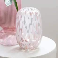Online Vase en verre ecail rose Vase
