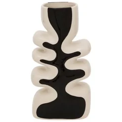 Discount Vase vague noir et blanc Vase