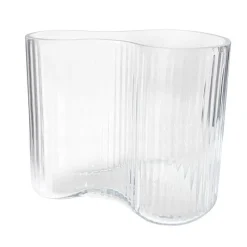 Sale Vase verre strie asymetrique Vase