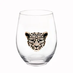 Outlet Verre bas tete de panthere Vaisselle, Art De La Table·Verre