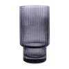 Hot Verre strie gris fume 46cl x4 Vaisselle, Art De La Table·Verre