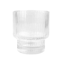 Clearance Verre strie transparent 31cl x4 Vaisselle, Art De La Table·Verre