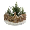 Online Village pain d'epices et sapins Décoration Lumineuse
