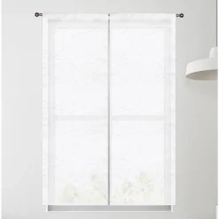 Best Vitrage x2 serenity 60x120cm Rideau, Voilage·Vitrages