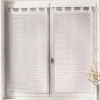 Best Vitrages passants 2x60x160 cm ri Rideau, Voilage·Vitrages