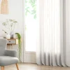 Hot Voilage ana blanc 140x240 cm Rideau, Voilage·Voilage