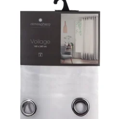 Hot Voilage ana blanc 140x240 cm Rideau, Voilage·Voilage