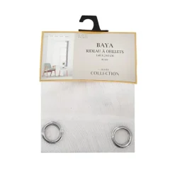 Outlet Voile a Aillets baya 140x240cm Rideau, Voilage·Voilage
