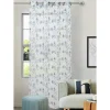 Best Voile oeillets flore 140x240cm Rideau, Voilage·Voilage