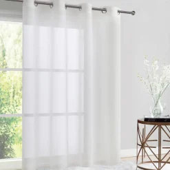 Sale Voile 140x240cm bandes b Rideau, Voilage·Voilage