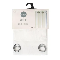 Clearance Voile 140x240cm creme Rideau, Voilage·Voilage